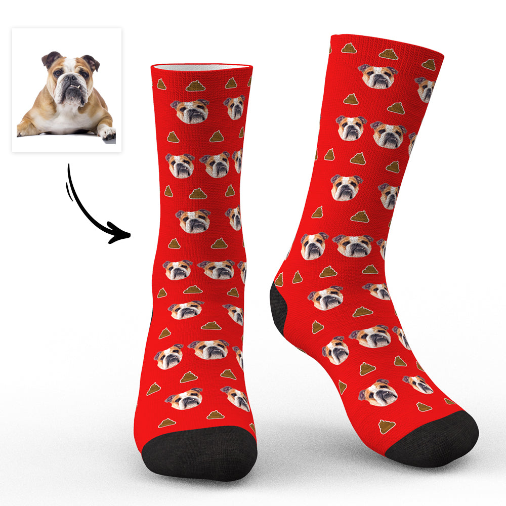 Personalized Dog Photo Face Socks