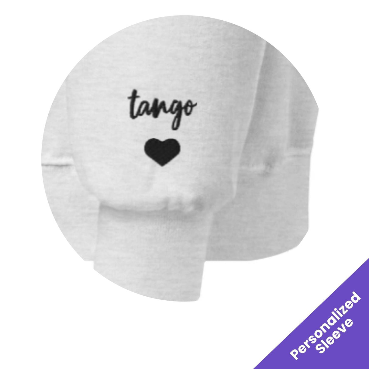 Personalized Dog Mom Crewneck Sweatshirt with Custom Sleeve Name