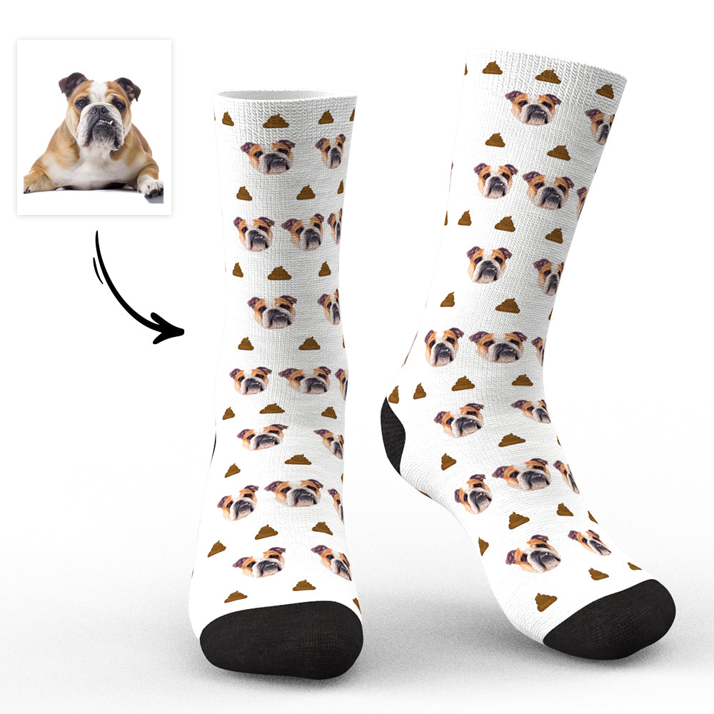 Personalized Dog Photo Face Socks