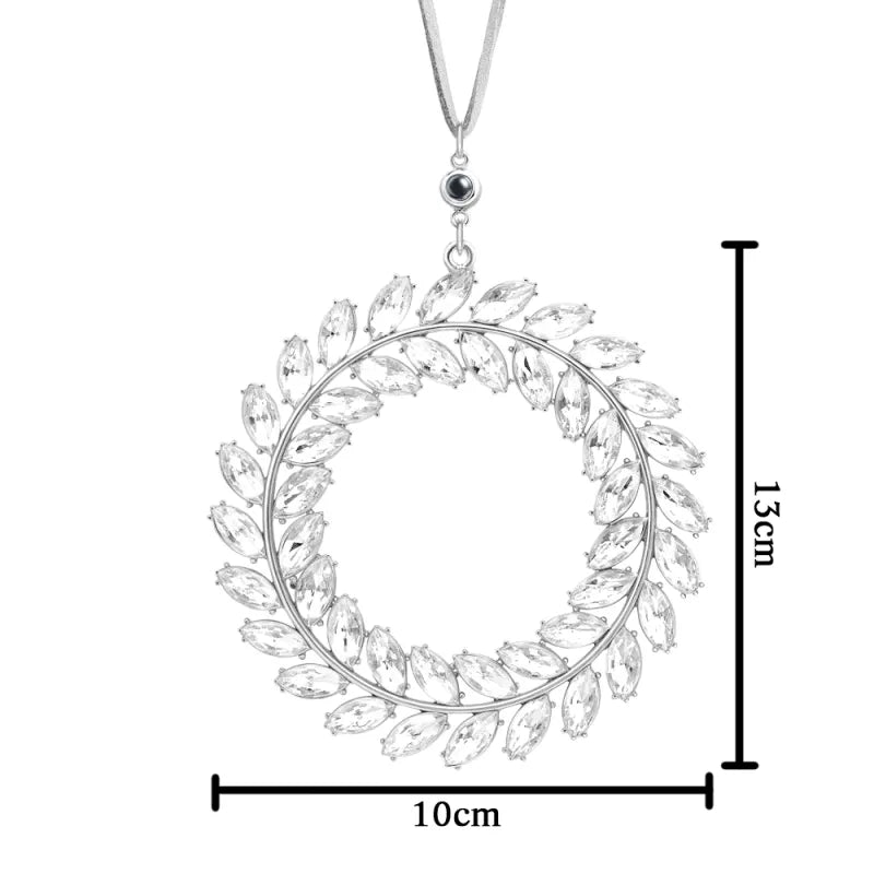 Personalized Photo Wreath Projection Ornaments Christmas Tree Decoration Ornaments for Christmas Gifts