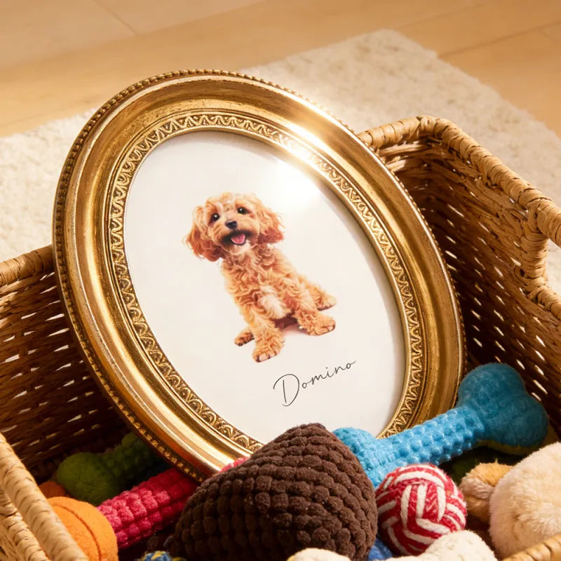 Custom Watercolor Dog Portrait – Hand-Drawn Personalized Gift