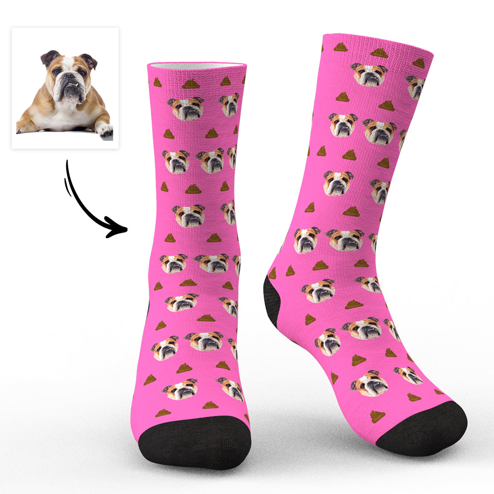 Personalized Dog Photo Face Socks