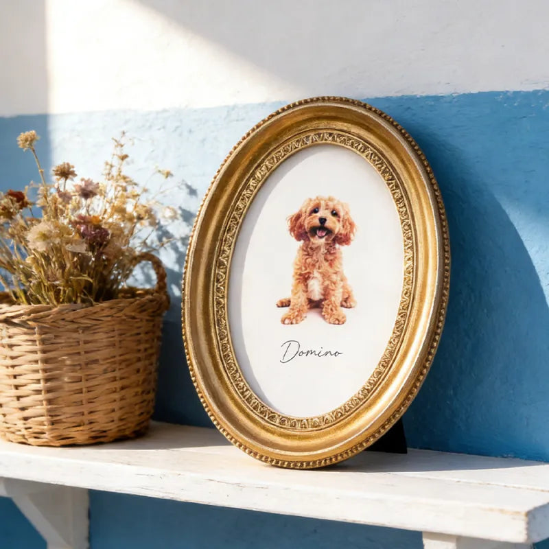 Custom Watercolor Dog Portrait – Hand-Drawn Personalized Gift