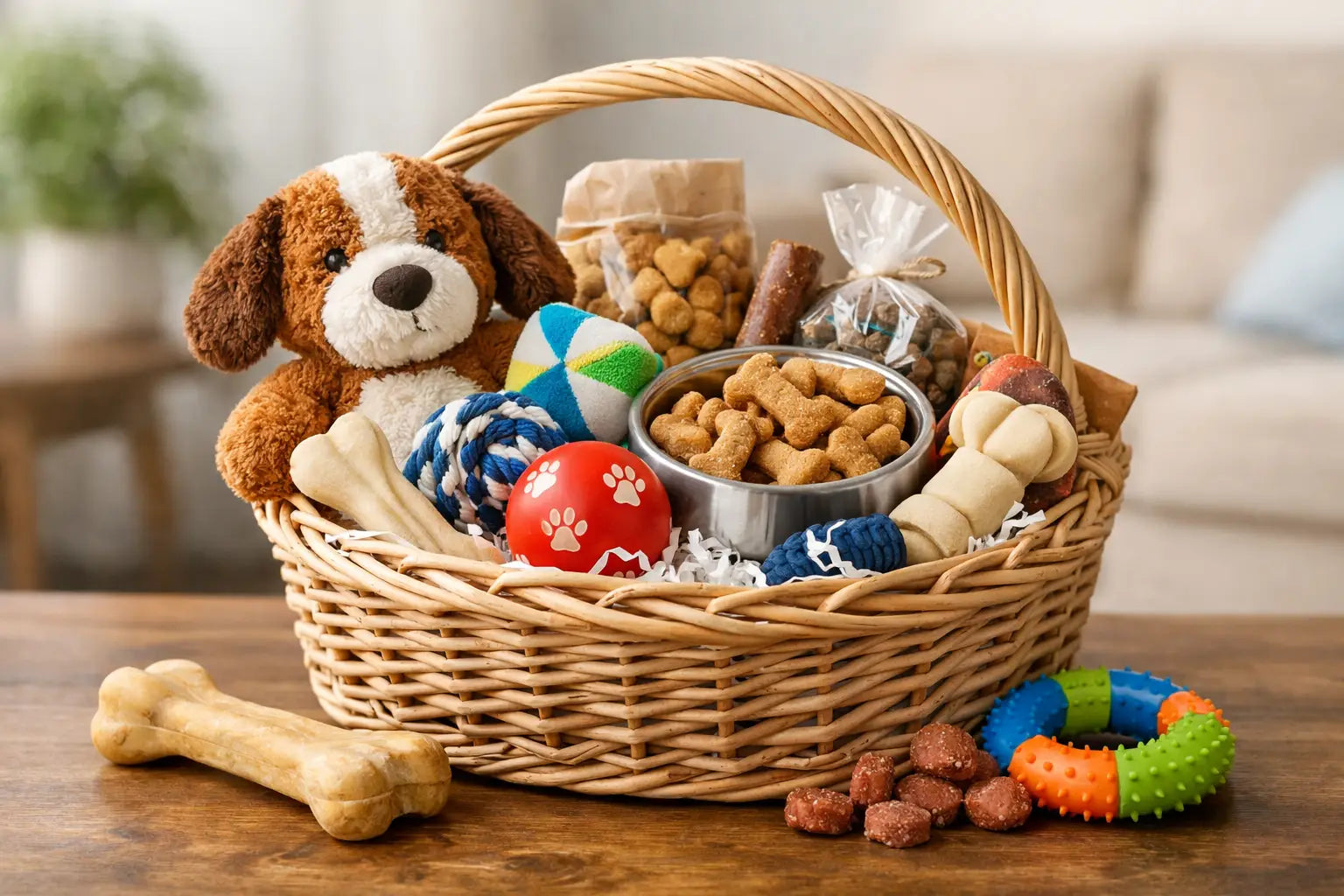 How to Create a Dog Gift Basket They’ll Love