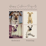 Custom Watercolor Dog Portrait – Hand-Drawn Personalized Gift