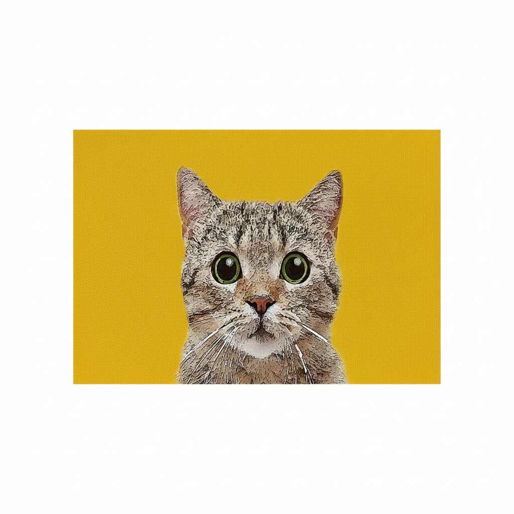 Custom Pet Photo DIY Framed Oil Painting – Personalized Gift for Pet Lovers