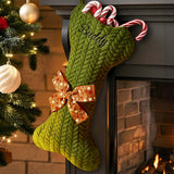Personalized Dog Bone Christmas Stockings with Name Gift for Puppy Lovers