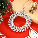 Personalized Photo Wreath Projection Ornaments Christmas Tree Decoration Ornaments for Christmas Gifts