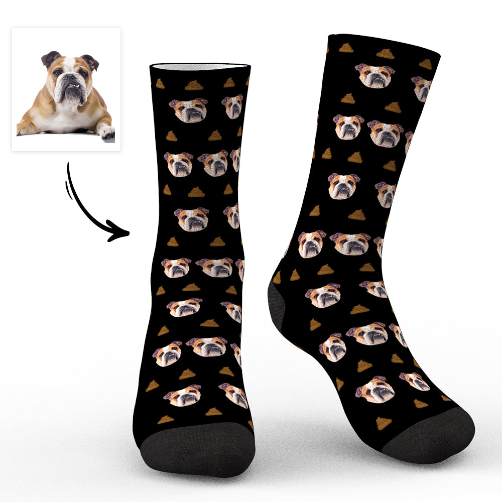 Personalized Dog Photo Face Socks