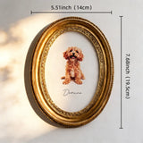 Custom Watercolor Dog Portrait – Hand-Drawn Personalized Gift