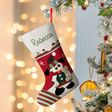 Personalized Name Christmas Stockings Custom Text Christmas Gifts