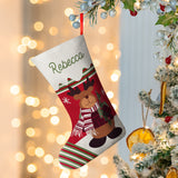 Personalized Name Christmas Stockings Custom Text Christmas Gifts