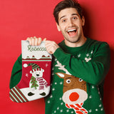 Personalized Name Christmas Stockings Custom Text Christmas Gifts