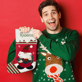 Personalized Name Christmas Stockings Custom Text Christmas Gifts