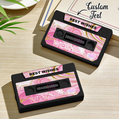 Personalized Vintage Recordable Cassette Phonograph Music Box Birthday Card Wish Christmas Gift Anniversary Birthday Gift For Bestie