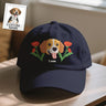 Personalized Pet Name Baseball Cap – Embroidered-Style Printed Design Custom Hat for Pet Lovers