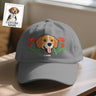 Personalized Pet Name Baseball Cap – Embroidered-Style Printed Design Custom Hat for Pet Lovers