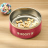 Personalized 32oz Dog Bowl – Custom Name Non-Slip Water & Food Dish Gift for Dog Moms
