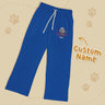 Personalized Pet Name Lounge Pants – Embroidered-Style Custom Sleepwear for Pet Lovers