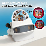 Custom 3D Viewfinder and Reel 10x Ultra-Clear 3D Upgraded Version Personalized Christmas Gifts Text and Photo Viewer with Your Own Photos
