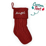 Personalized Christmas Stocking with Custom Name – Festive Holiday Decor for the Family