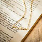 Personalized Pet Paw Print Name Necklace Lovely Animal Paw Necklace Jewelry