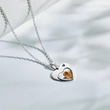Custom Photo Engraved Necklace Heart Pet Gifts