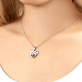 Custom Photo Engraved Necklace Heart Pet Gifts