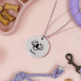 Custom Pet Photo Engraved Name Necklace – A Heartfelt Keepsake