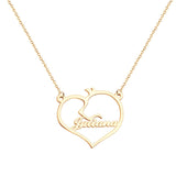 Personalized Name Heart Pet Memorial Necklace Memorial Gift for Her