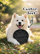 Personalized Slow Feeder Dog Bowl – Custom 3D Printed Name