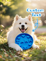 Personalized Slow Feeder Dog Bowl – Custom 3D Printed Name