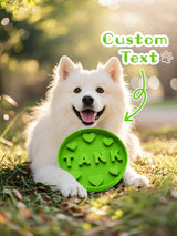 Personalized Slow Feeder Dog Bowl – Custom 3D Printed Name