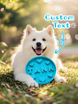 Personalized Slow Feeder Dog Bowl – Custom 3D Printed Name
