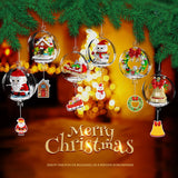 Christmas Building Block Ornament Christmas Block Balls Gift for Kids