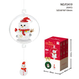Christmas Building Block Ornament Christmas Block Balls Gift for Kids