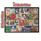 Advent Calendar Christmas Jigsaw Puzzle - 24 Boxes Christmas Countdown Puzzle Toy Gift for Kid Adult