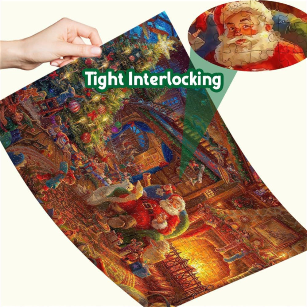 Advent Calendar Christmas Jigsaw Puzzle - 24 Boxes Christmas Countdown Puzzle Toy Gift for Kid Adult