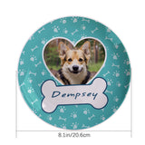 Personalized Pet Name Photo Ceramics Dinner Plates For Pet