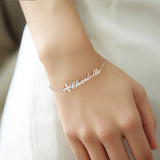 Custom Name Cross Bracelet | Personalized Jewelry for Unique Style
