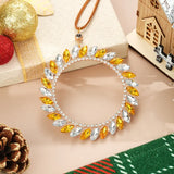 Personalized Photo Wreath Projection Ornaments Christmas Tree Decoration Ornaments for Christmas Gifts