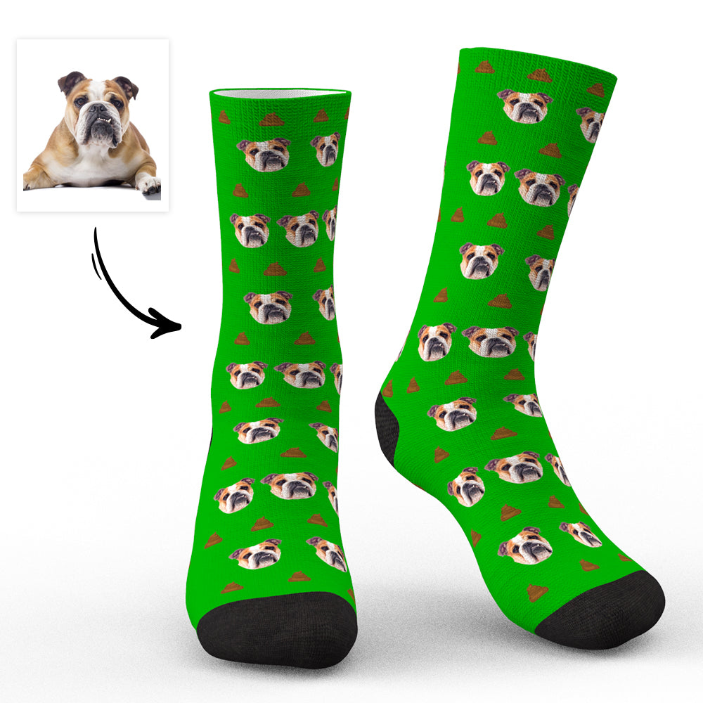 Personalized Dog Photo Face Socks