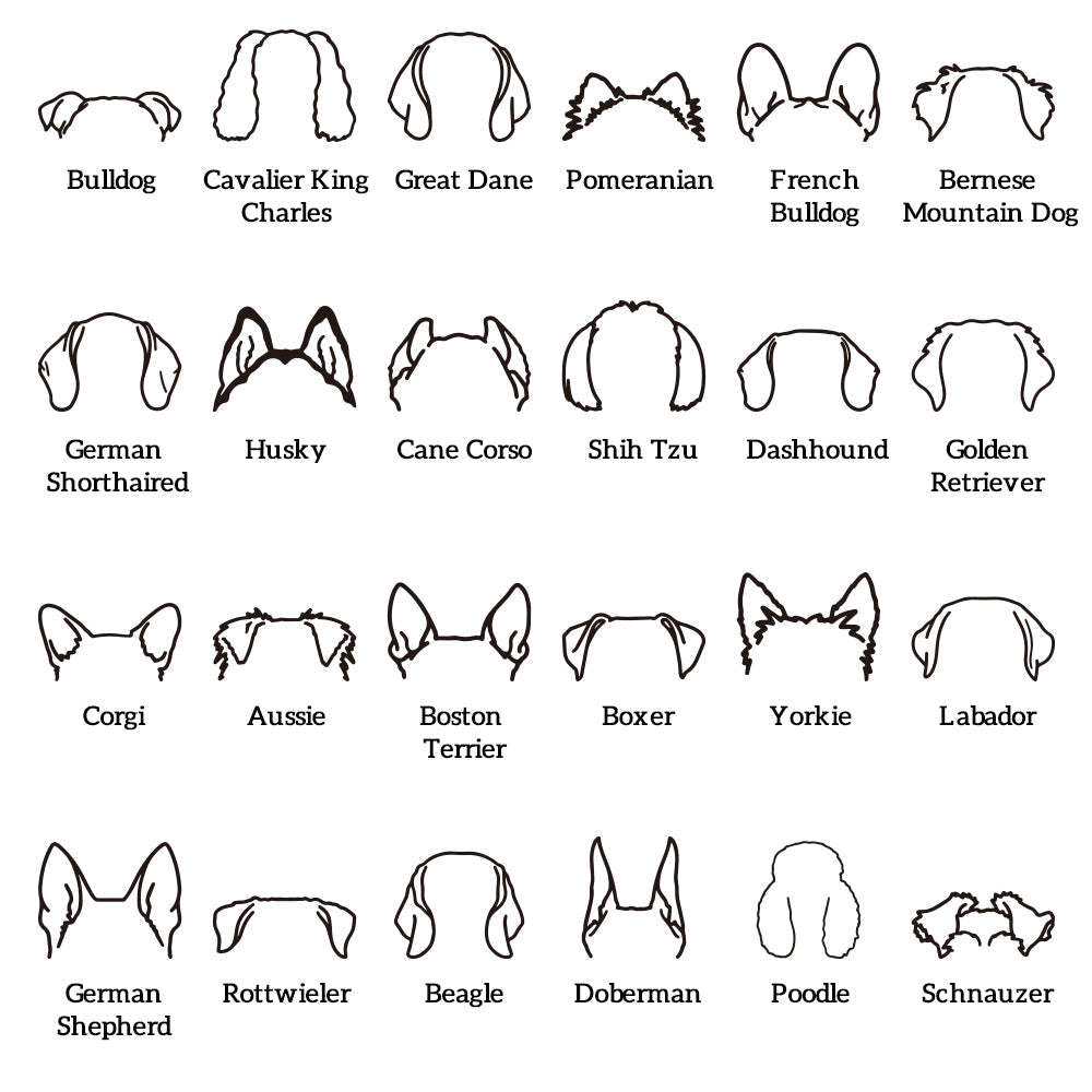 Custom Embroidered Dog Ear Sweatshirt – Personalized Dog Mom Hoodie Gift