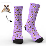 Personalized Dog Photo Face Socks