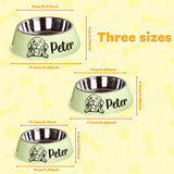 Personalized Stainless Steel Pet Bowl – Custom Dog Food & Water Dish