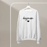 Personalized Dog Mom Crewneck Sweatshirt with Custom Sleeve Name