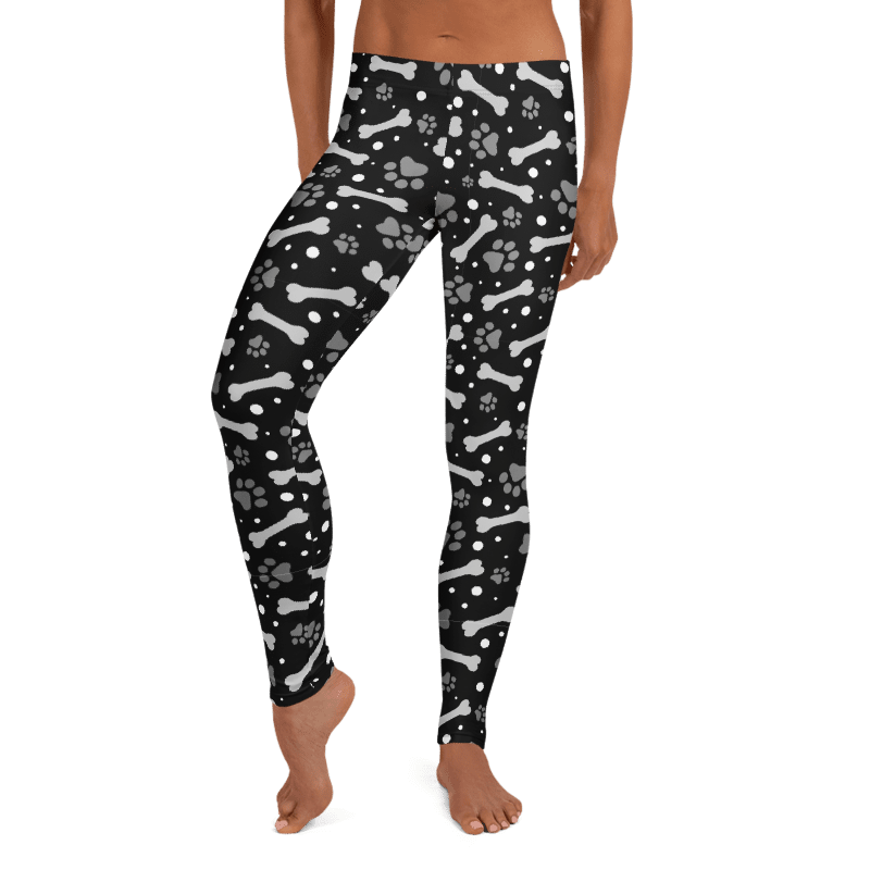 Paw Print & Bones Dog Lover Leggings
